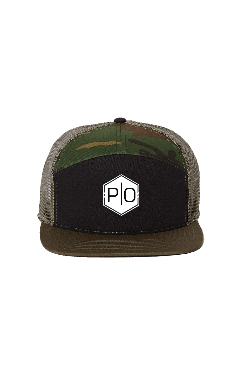 Black Camo Loden Cap