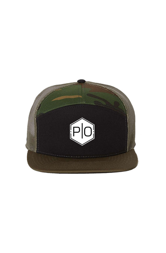 Black Camo Loden Cap