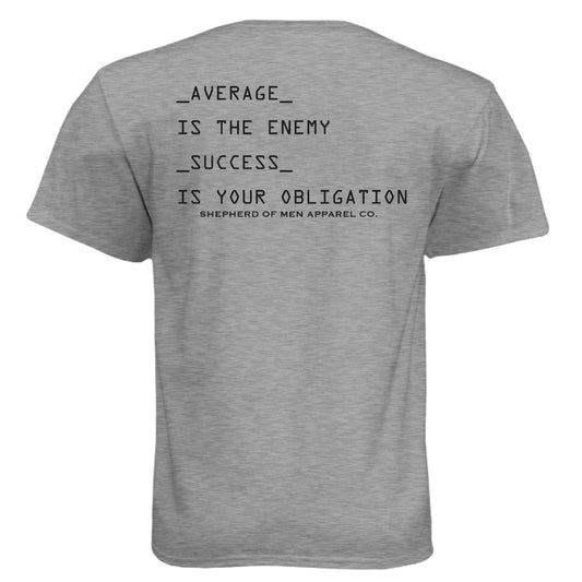 Dark Heather Grey (60/40) - BACK