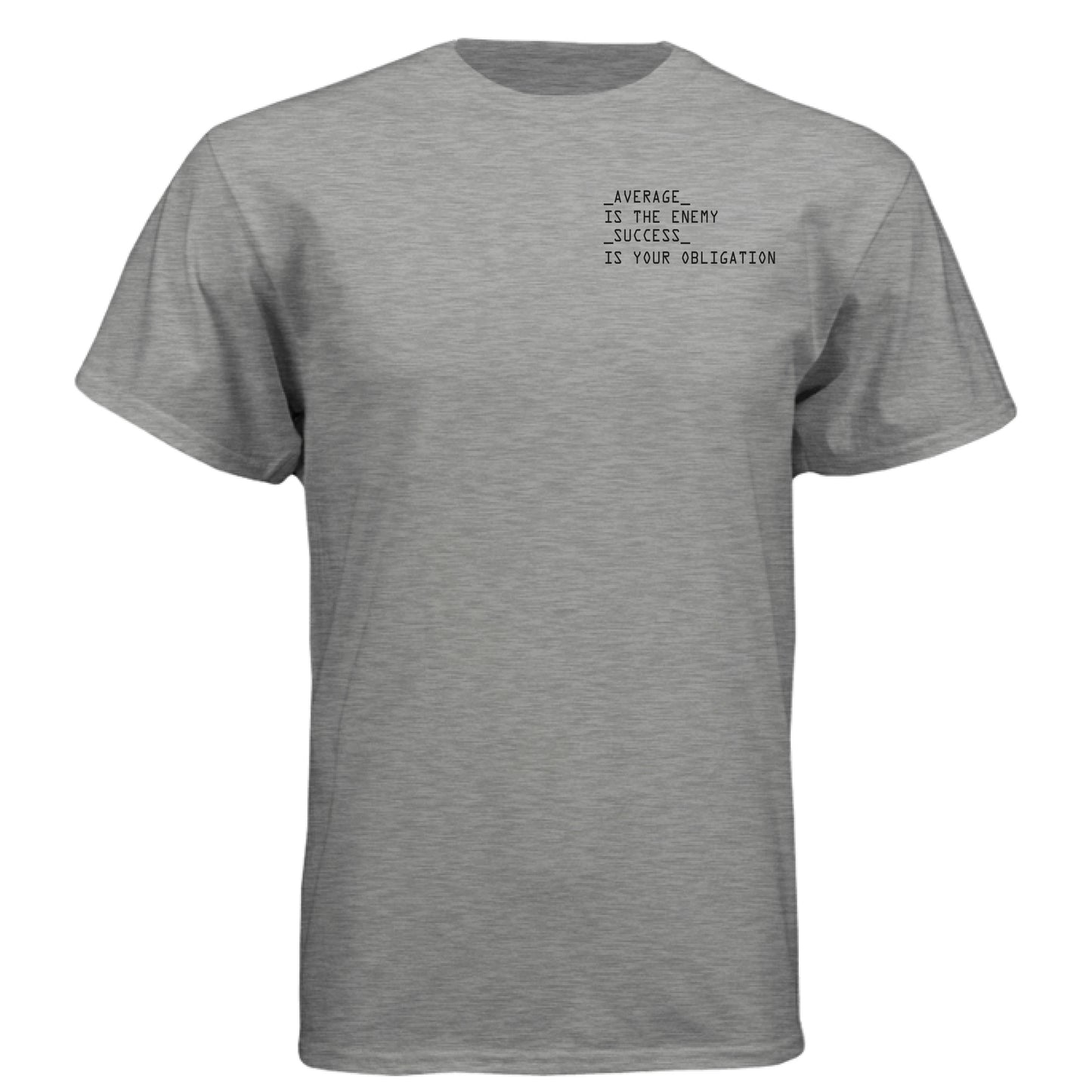 Dark Heather Grey (60/40) - FRONT